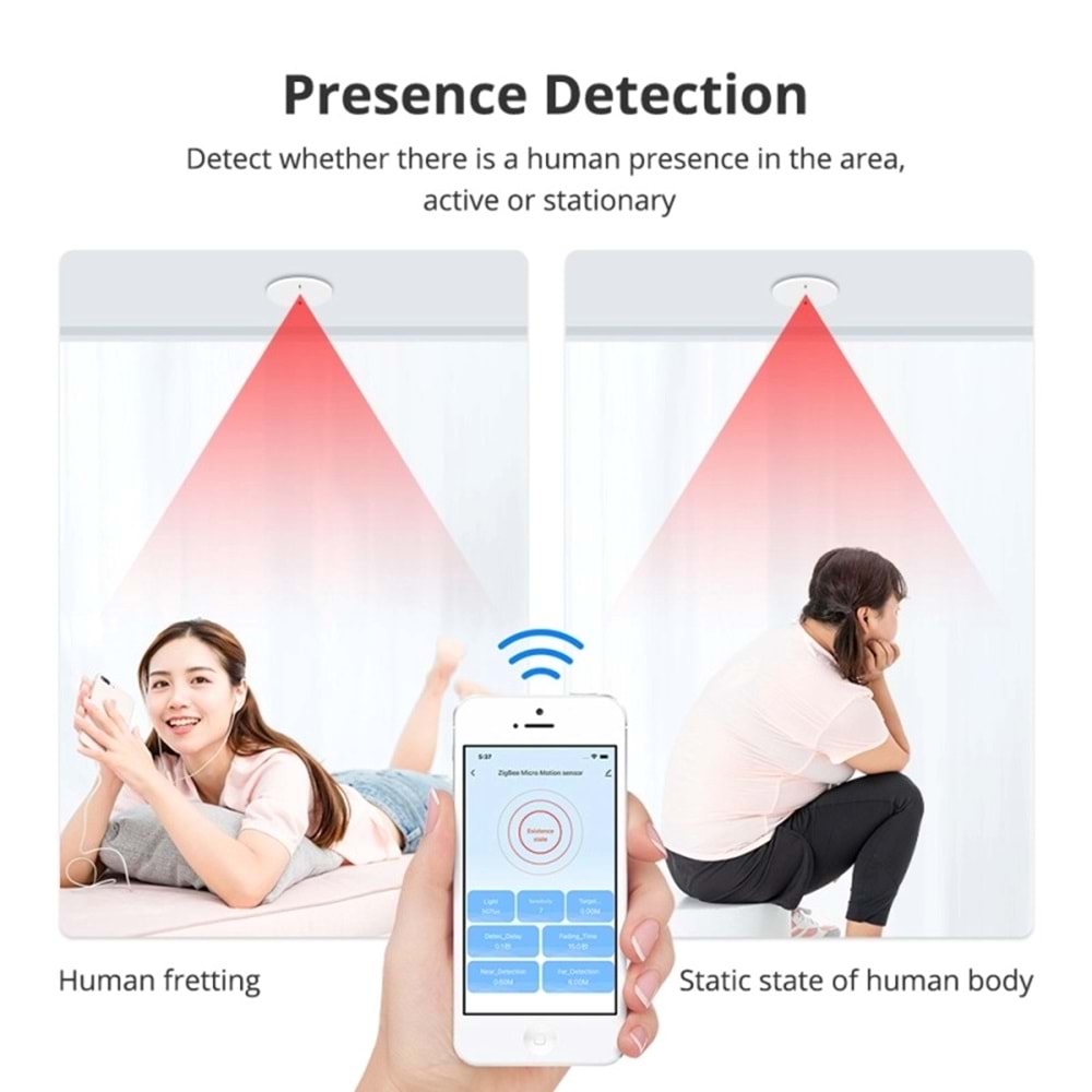 Zigbee Smart Human Presence Detector