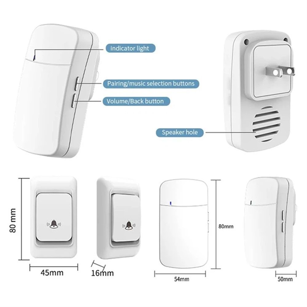 RF 433mhz Wireless Doorbell