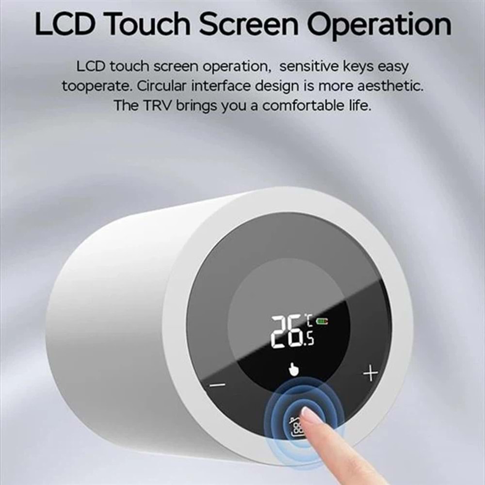 LCD Thermostatic Radiator Valve