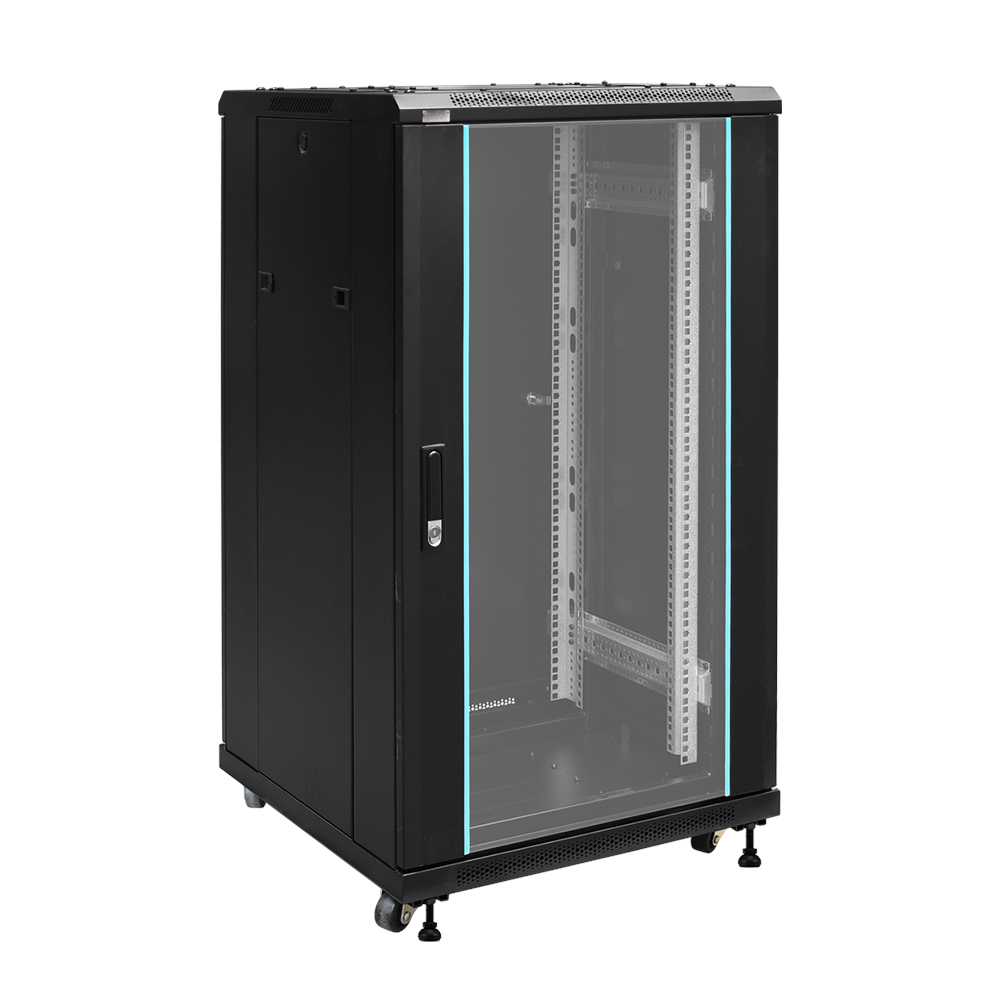 Floor Standing Network Cabinet Server Rack 22U 600x600x22U