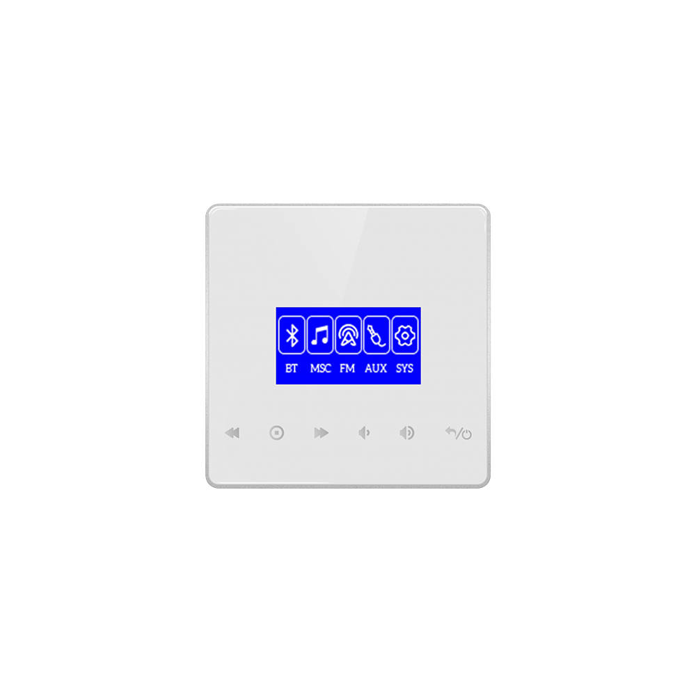Amplifikator Muri 4x25W Bluetooth TF AUX FM, Ekran LCD 2.8″ | A2Z