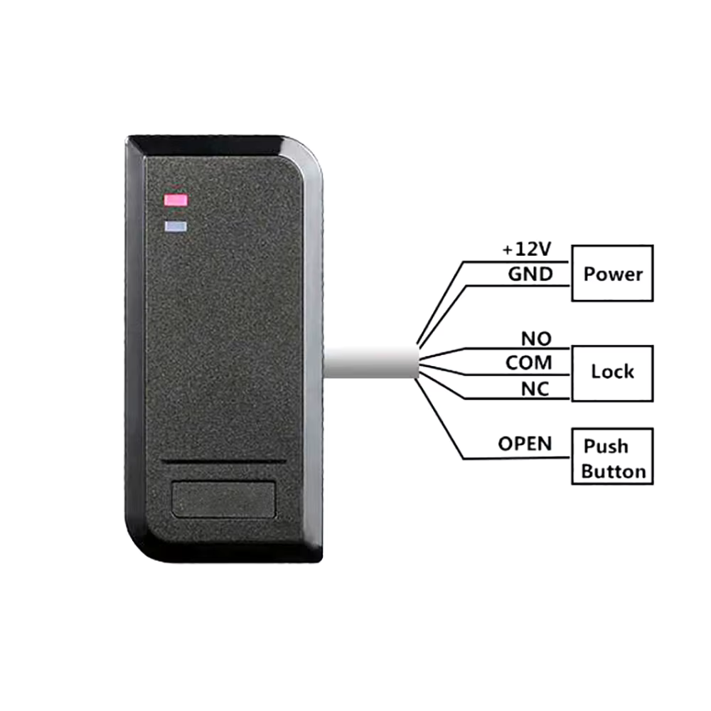 Kontroller qasjeje RFID Mifare 13.56 MHz, kapacitet 1600 përdorues - ACM-301C-IC (AR042)