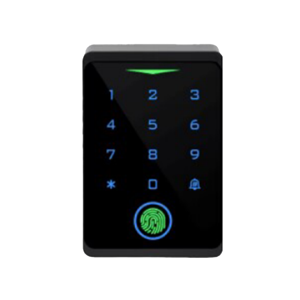 Kontroller qasjeje WiFi Tuya i papërshkueshëm nga uji me gjurmë gishti, tastierë dhe RFID - ACM-103-Tuya-WIFI (ID) (AR046)