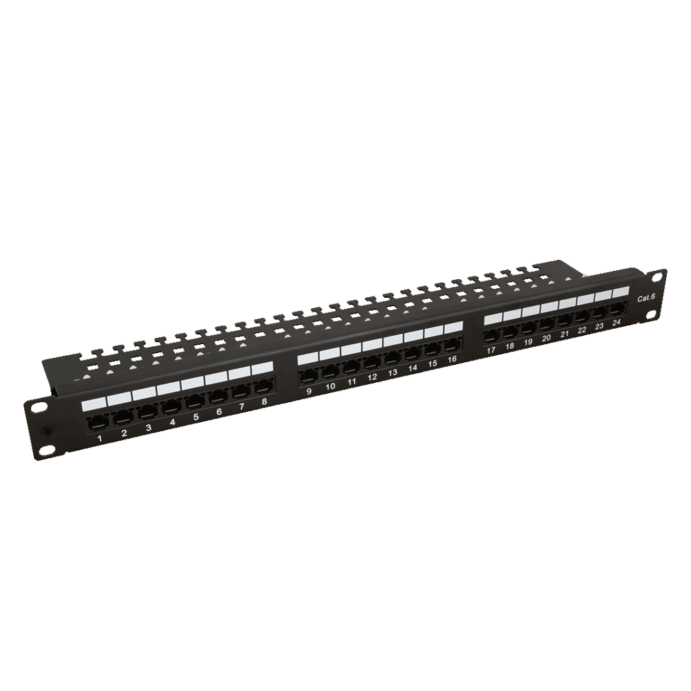 CAT6 24-UTP Patch Panel 1U