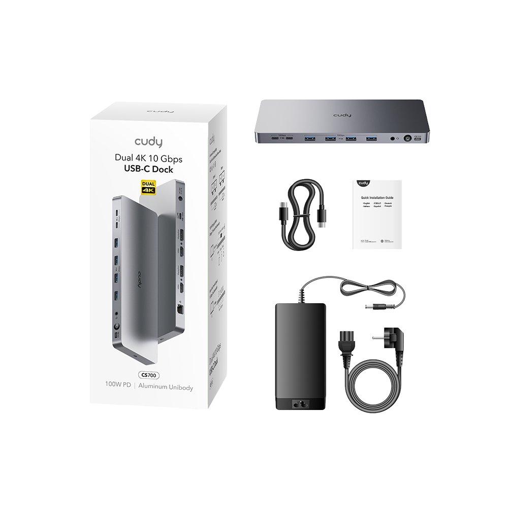 CS700 13-IN-1 10Gbps USB-C Docking Station