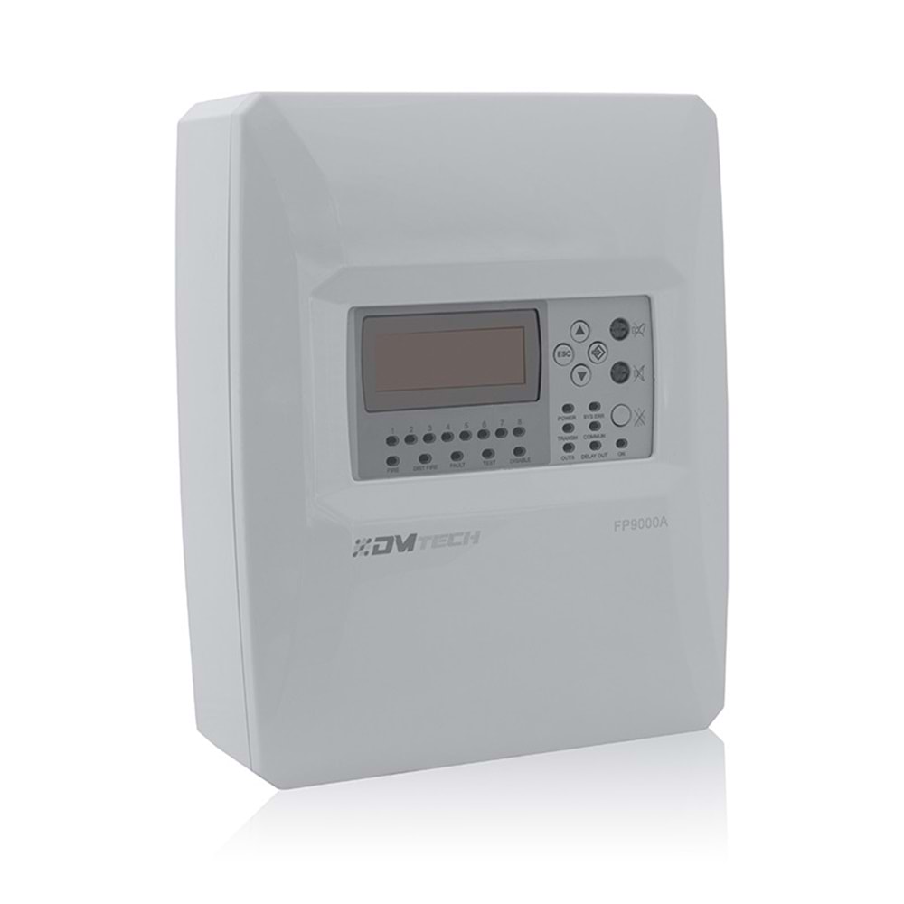 Addressable fire alarm panel, metal box