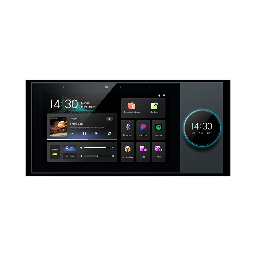 Amplifikator Muri 8x25W WiFi Bluetooth 4 Zona, Ekran Touch 7″ | H7