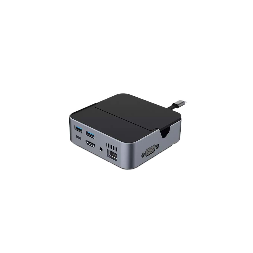 Type C Hub , 9 in 1 Vetical , #GT-HUBC-9IN1-S02