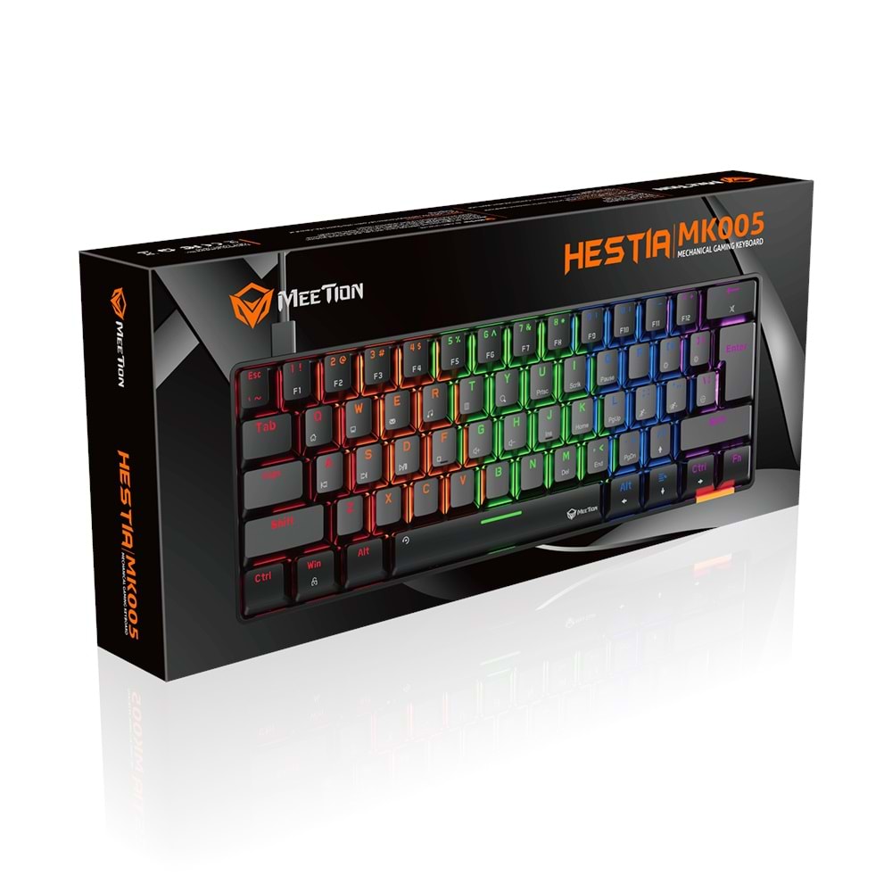 Meetion MK005 60% GAMING KEYBOARD Black