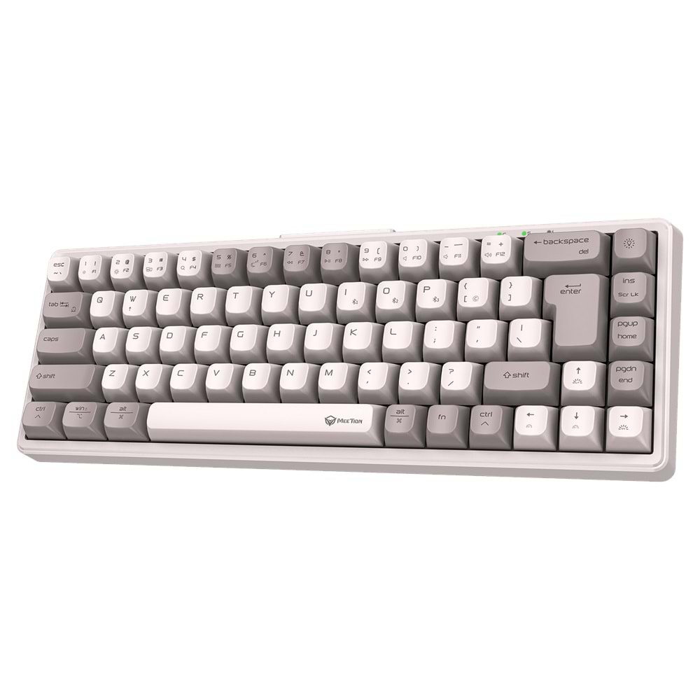 65% Tri-Mode Wireless RGB Mechanical Keyboard MK12 White