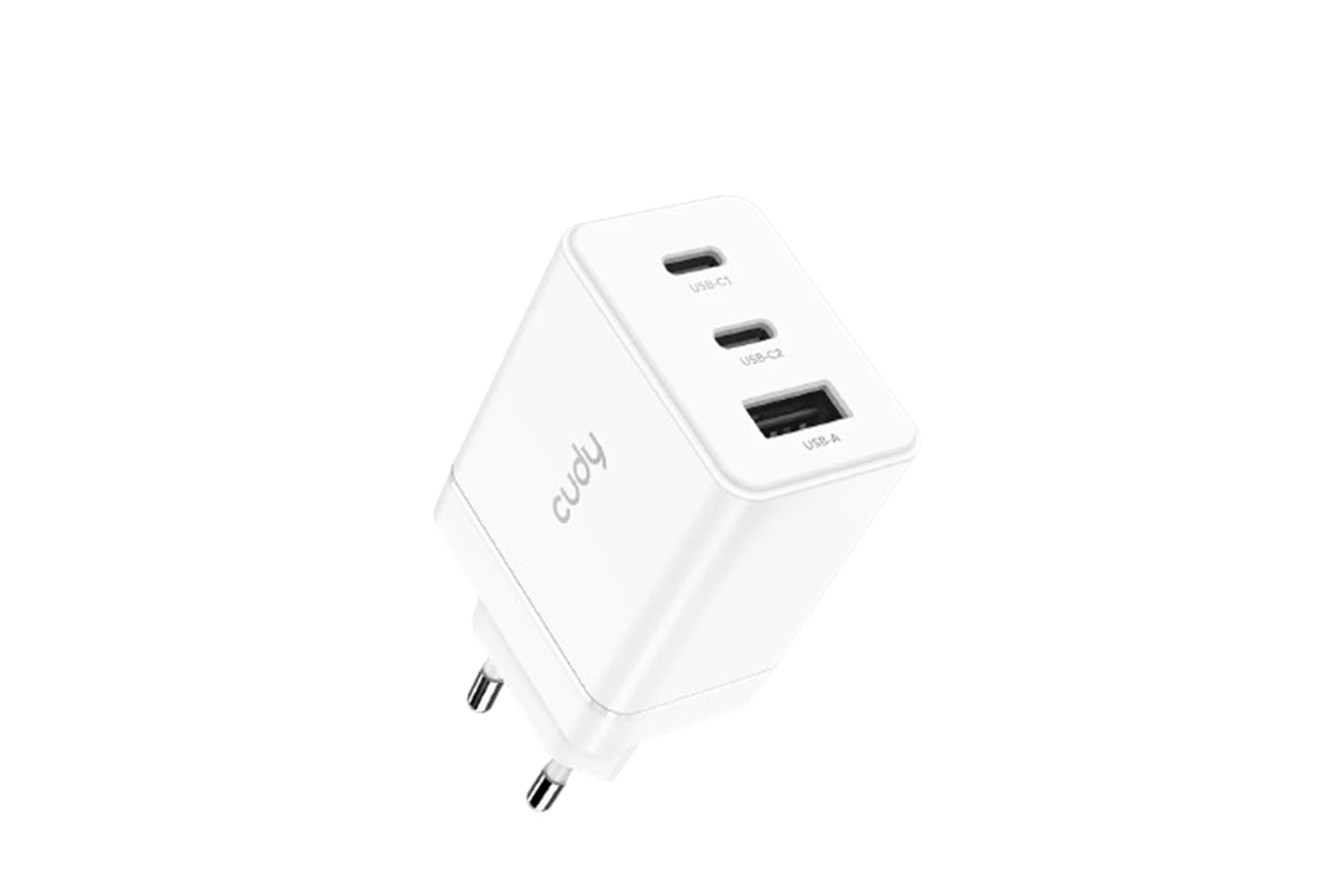 3-Port 67W USB-C Charger with EU plug CH67