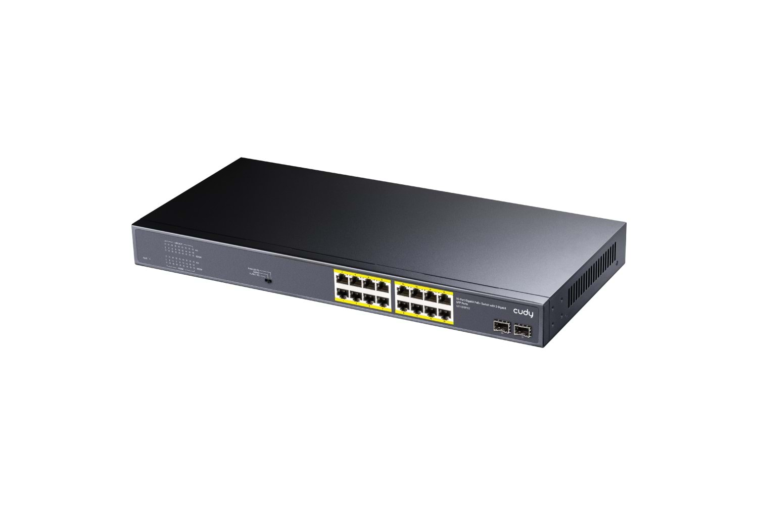 GS1020PS2 16-Port Gigabit PoE+ Switch 200W