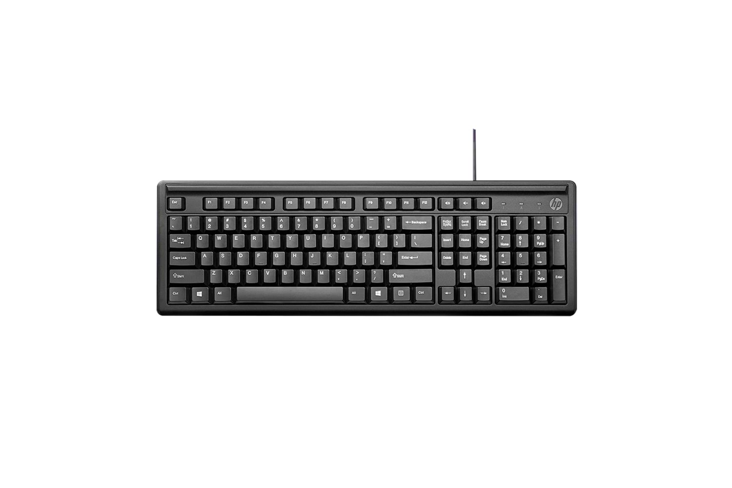 HP Keyboard 100 wired, Black