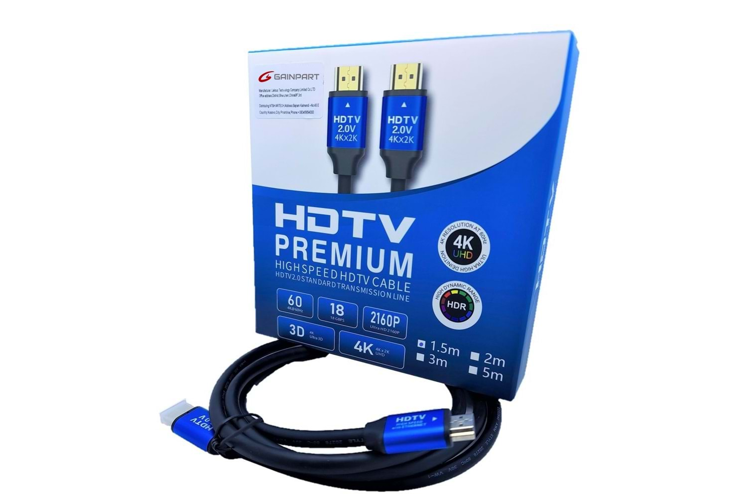 LS-HDC-1.5M - 1.5M HDMI Cable Copper 4K