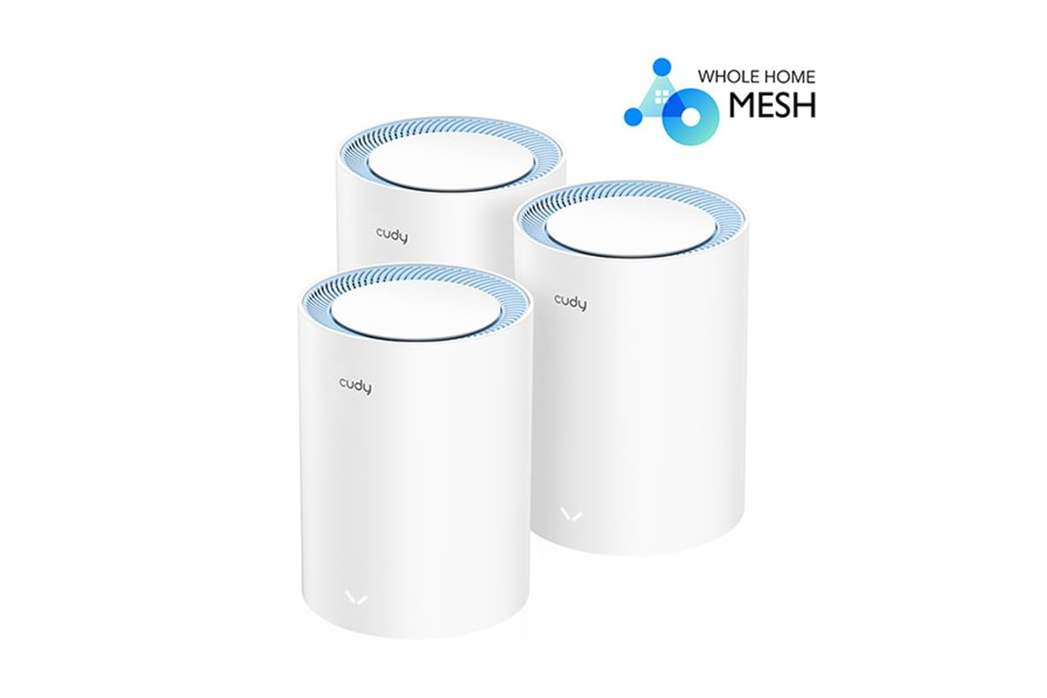 M1200 (3-pack)-AC1200 Wi-Fi Mesh Router/ Repeater