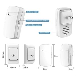 RF 433mhz Wireless Doorbell