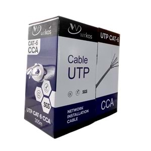 Wirkos LAN CABLE UTP Cat-6 4Pair/0.57 CCA (305m)