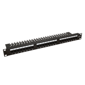 CAT6 24-UTP Patch Panel 1U