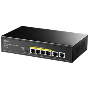 FS1006p 6-Port 10/100M PoE+ Switch 60W