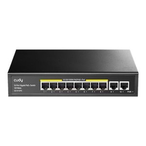 GS1010PE 8-Port Gigabit PoE+ Switch with 2 Gigabit Uplink Ports