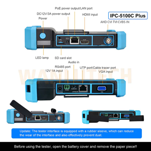 CCTV Tester IPC-5100C Plus