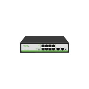 Tiandy POE Switch 8*10/100Mbps PoE Ports + 2*100/1000Mbps RJ45 Uplink Ports