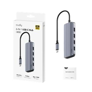 6-In-1 HDMI 4K USB-C Hub (UH500)