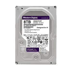 HDD Western Digital 8TB WD Purple Surveillance Internal Hard Drive HDD WD8001EJRP