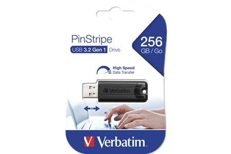 256GB PinStripe USB 3.2 Gen 1 Flash Drive