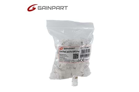 GAINPART GNP-RJ458P-P RJ-45 Plastic (100PCS) Pack