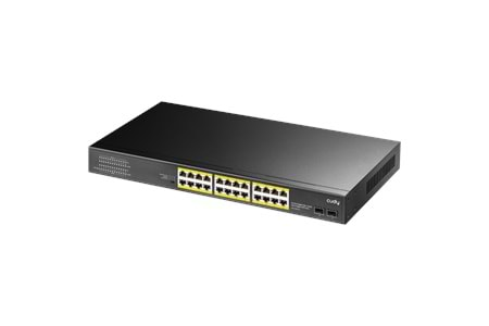 GS1028PS2 24-Port Gigabit PoE+ Switch with 2 SFP ports 300W