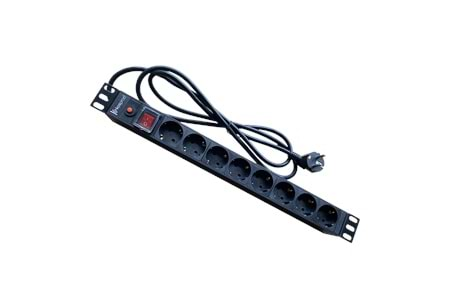 Rackmount switch – Aluminum alloy shell PDU 8ways