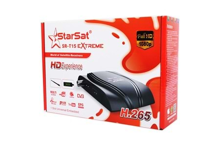 StarSat SR-T15HD EXTREME 4K Ultra HD 6000 Channels, USB, HDMI, AV, LAN, Multi Screen, YTube, 3 G, Wi