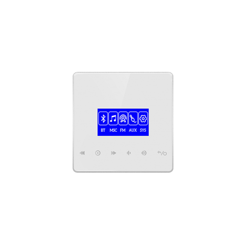 Amplifikator Muri 4x25W Bluetooth TF AUX FM, Ekran LCD 2.8″ | A2Z