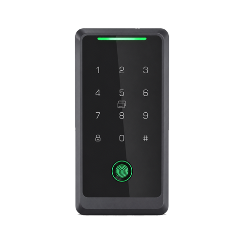 Kontroller qasjeje i jashtëm me tastierë, gjurmë gishti dhe lexues kartelash ID/IC - ACM-219-ID+IC Read Dual Cards Outdoor (AR045)