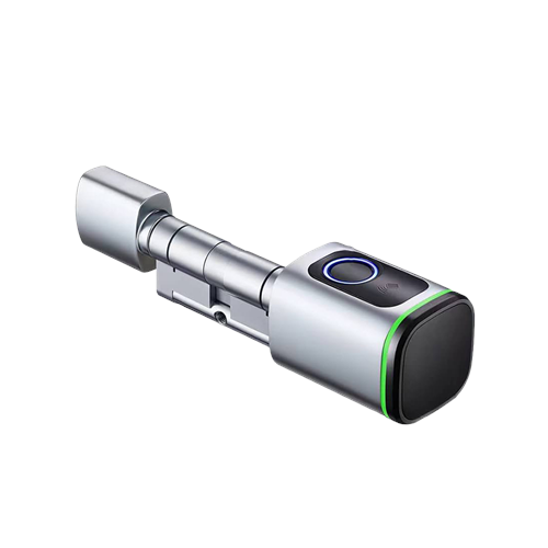 Cilindër inteligjent pa kabllo me gjurmë gishti, kartelë dhe Bluetooth Tuya - ACM-PD04- Finger +Bluetooth+Card (AR094)