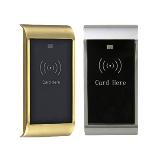 Bravë hoteli RFID me kartelë, metal + akrilik, ngjyrë ari/argjendi - ACM-13-RF-J/Y (AR096)