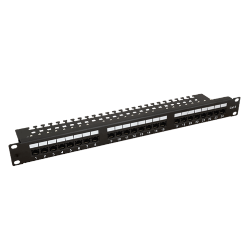 CAT6 24-UTP Patch Panel 1U
