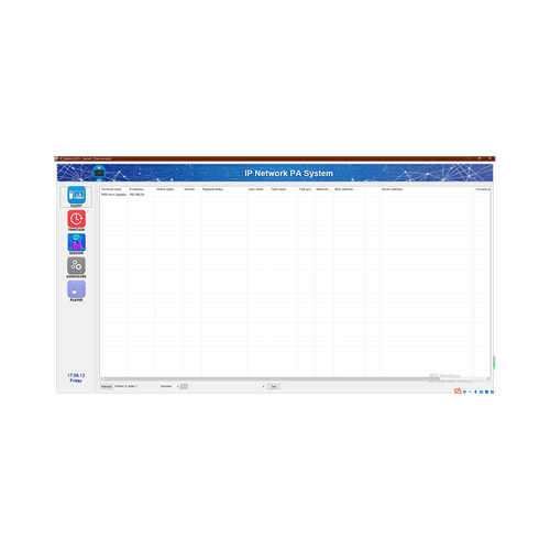 Software Sistemi Audio IP me Server të Integruar | DI-9700SF