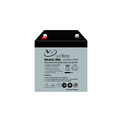 Battery 12V/55AH AGM battery WirA12-55