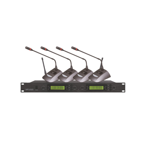 Sistem Mikrofoni Wireless UHF 4 Kanale 550-980MHz | WM-U400