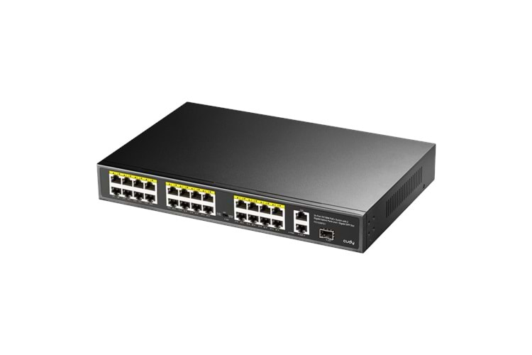 FS1026PS1 24-Port 10/100M PoE+ Switch 300W