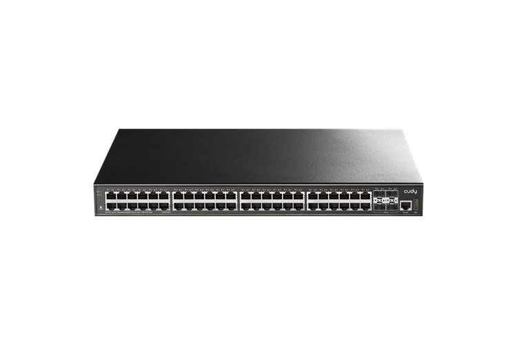 48-Port Layer 3 Managed Gigabit Switch with 4 10G SFP Slots