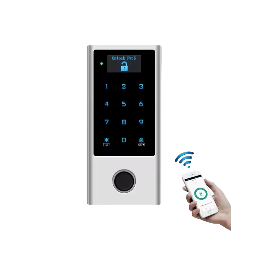 Video-interfon WiFi Tuya për jashtë me kontroll qasjeje dhe gjurmë gishti, IP68 - ACM-Vcontro4-Tuya-WIFI (AR058)