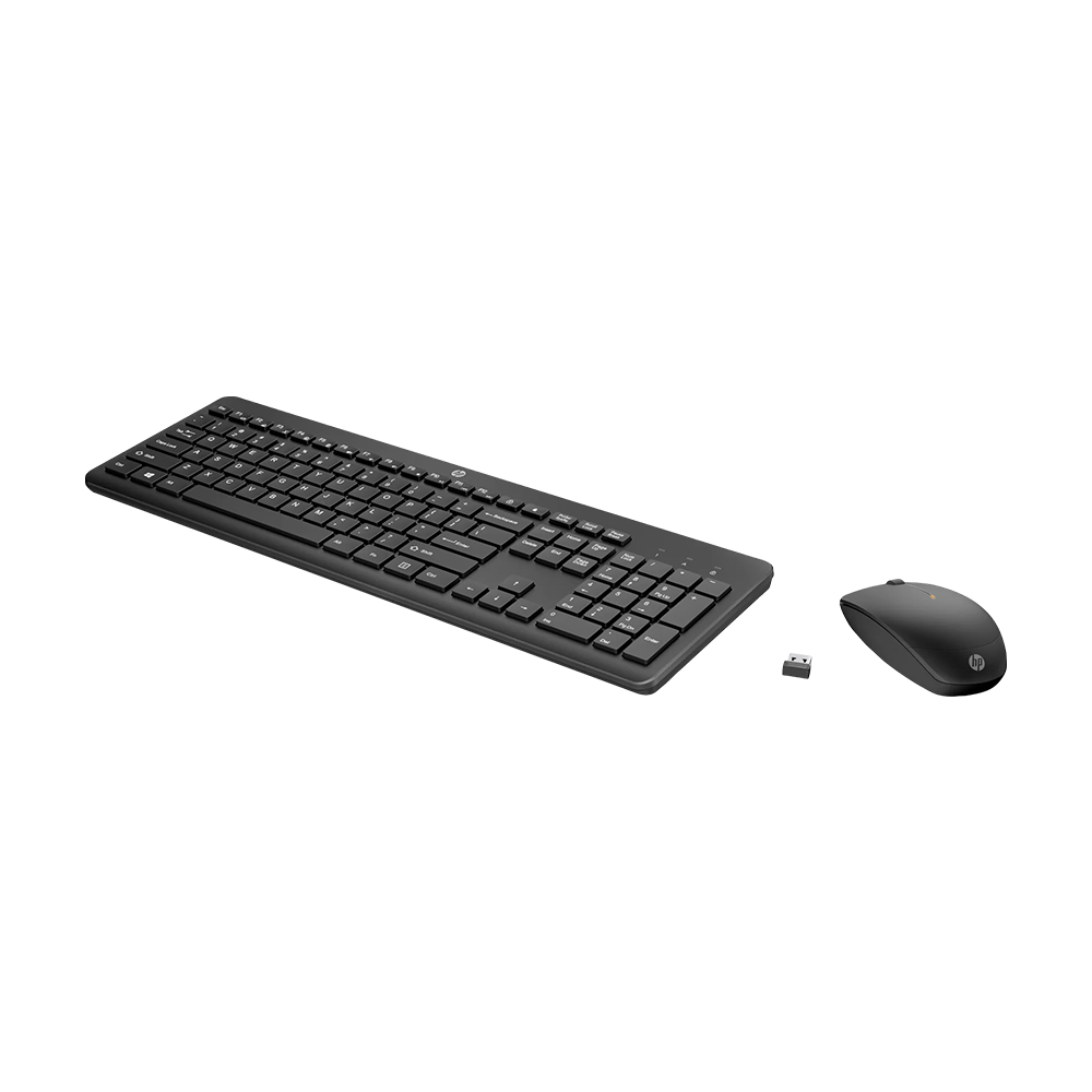 HP Keyboard & Mouse Wireless, Combo, 230