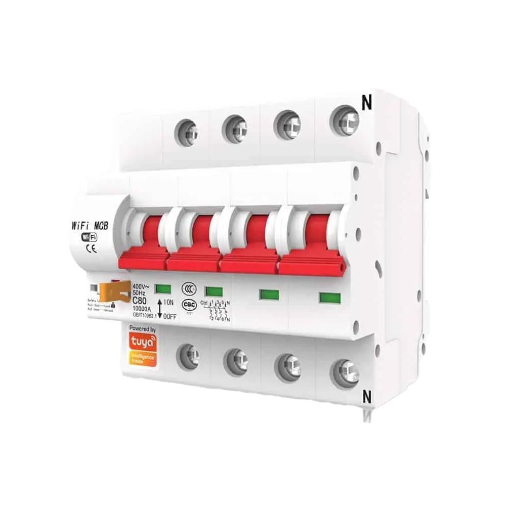 Smart Switch Circuit Breaker 4 Pole MCB 100A