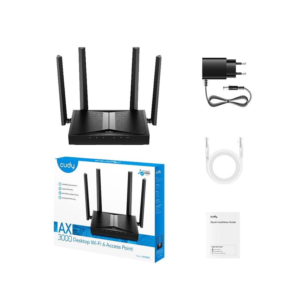 AX3000 Desktop Wi-Fi 6 Access Point